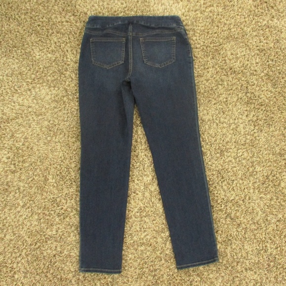 Chico's Jeans Women's 0.5 Dark Wash Pull On Jegging Stretch Denim - Picture 2 of 6